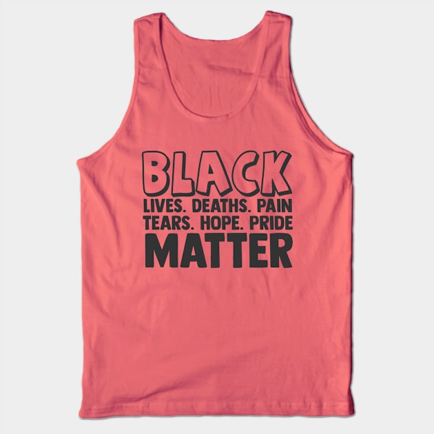 Black Lives Matter, Civil Rights, I can't Breathe, Black Power Tank Top by UrbanLifeApparel